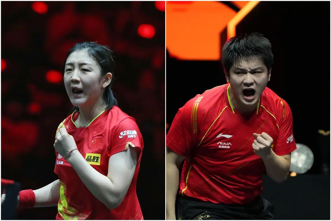 Women’s world No. 2 Chen Meng and men’s world No. 1 Fan Zhendong will at the OCBC Arena for the March 7-19 Singapore Smash.