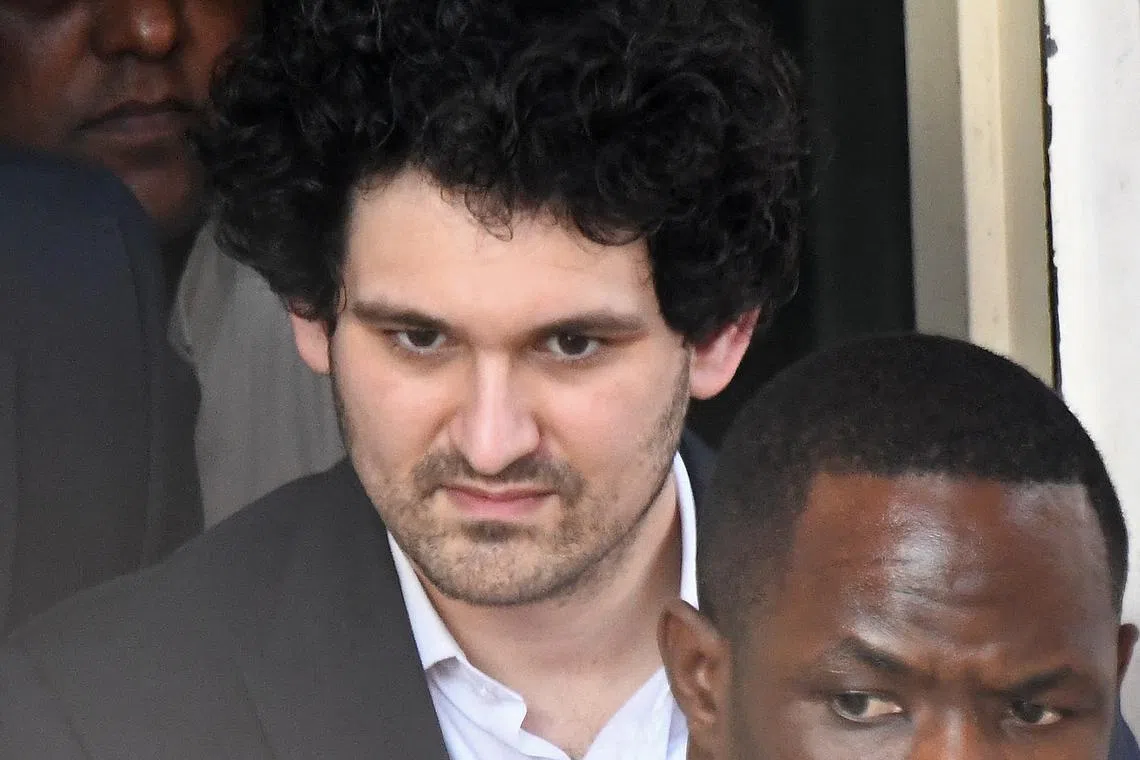 Sam Bankman-Fried leaves the Magistrate Court in Nassau, Bahamas, on Dec 19, 2022.