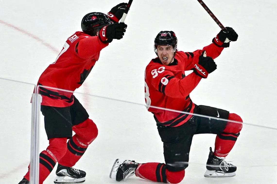 Ice hockey: Canada play defending champions Finland, US meet Slovakia in men's semi-final showdowns