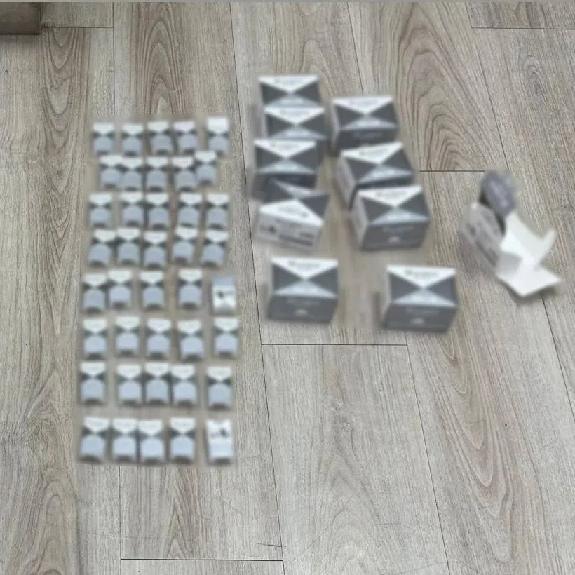 More than 2,000 heat sticks and over 130 vaporisers and related components were found in the man's belongings.