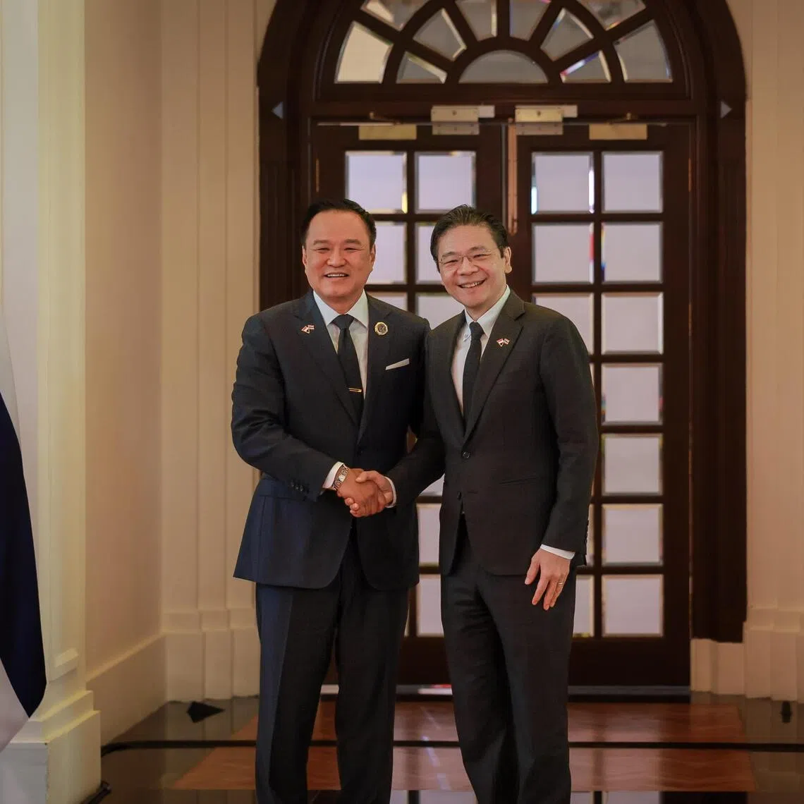 Two memorandums of understanding were signed between Singapore and Thailand during Thai Prime Minister Anutin Charnvirakul’s first official visit to Singapore.