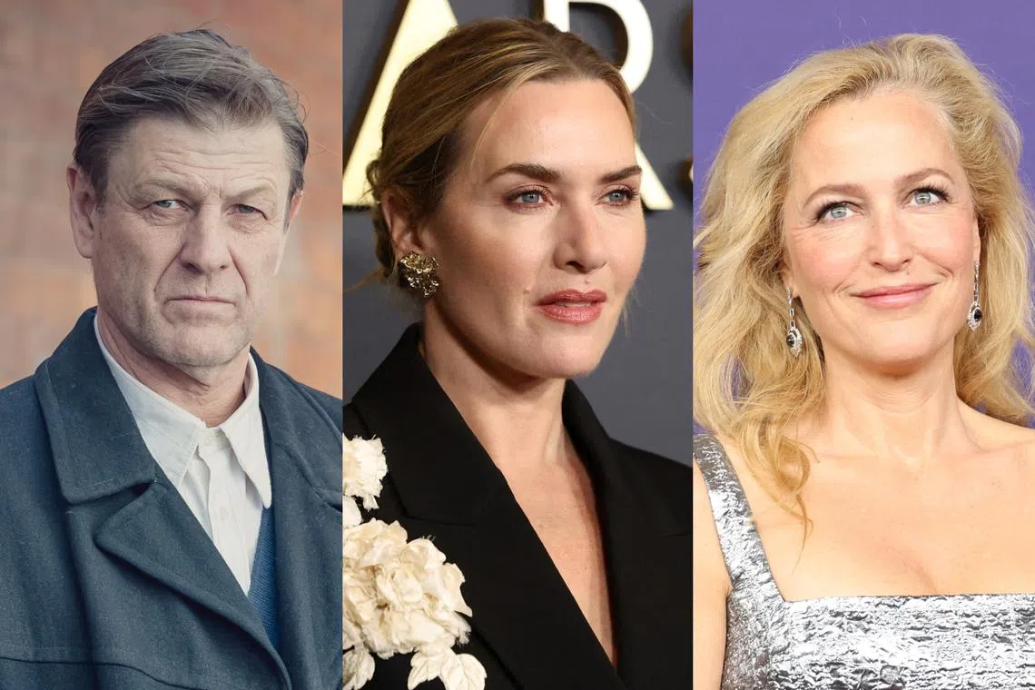 Actors (from left) Sean Bean, Kate Winslet and Gillian Anderson are among the public figures taking Mirror Group Newspapers to court.