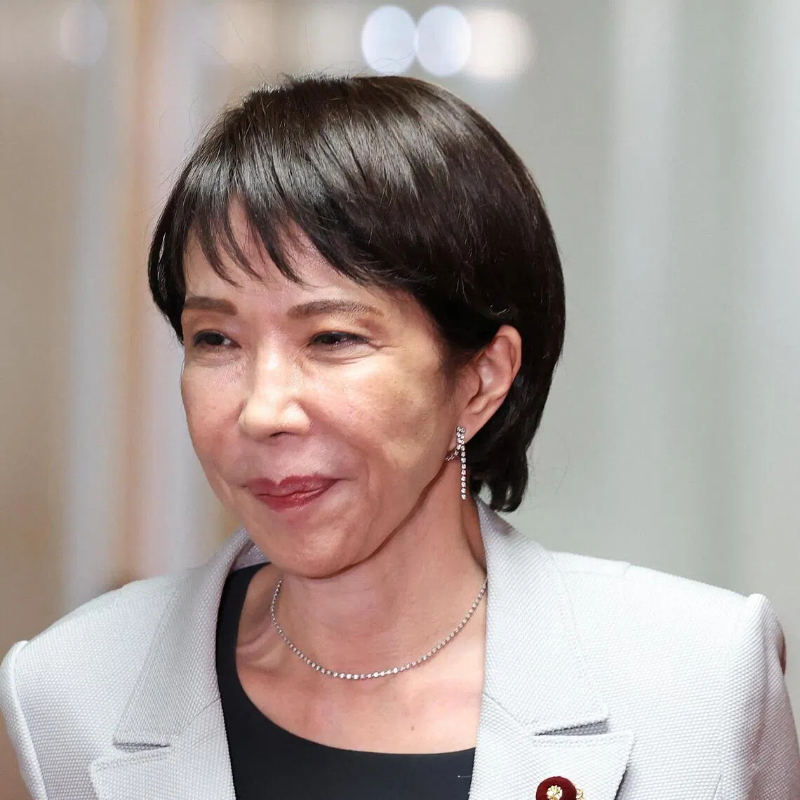 Ms Sanae Takaichi made an offering on the morning of Oct 17, the first day of the autumn festival.