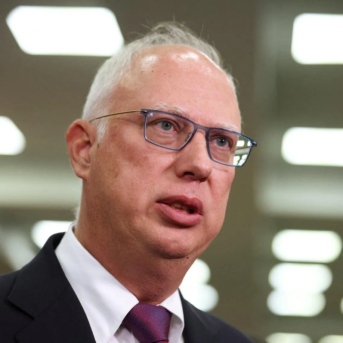 Kirill Dmitriev, the Russian presidential envoy and head of the Russian Direct Investment Fund,  speaks to the media during the Congress of the Russian Union of Industrialists and Entrepreneurs in Moscow, Russia March 26, 2026. REUTERS/Ramil Sitdikov