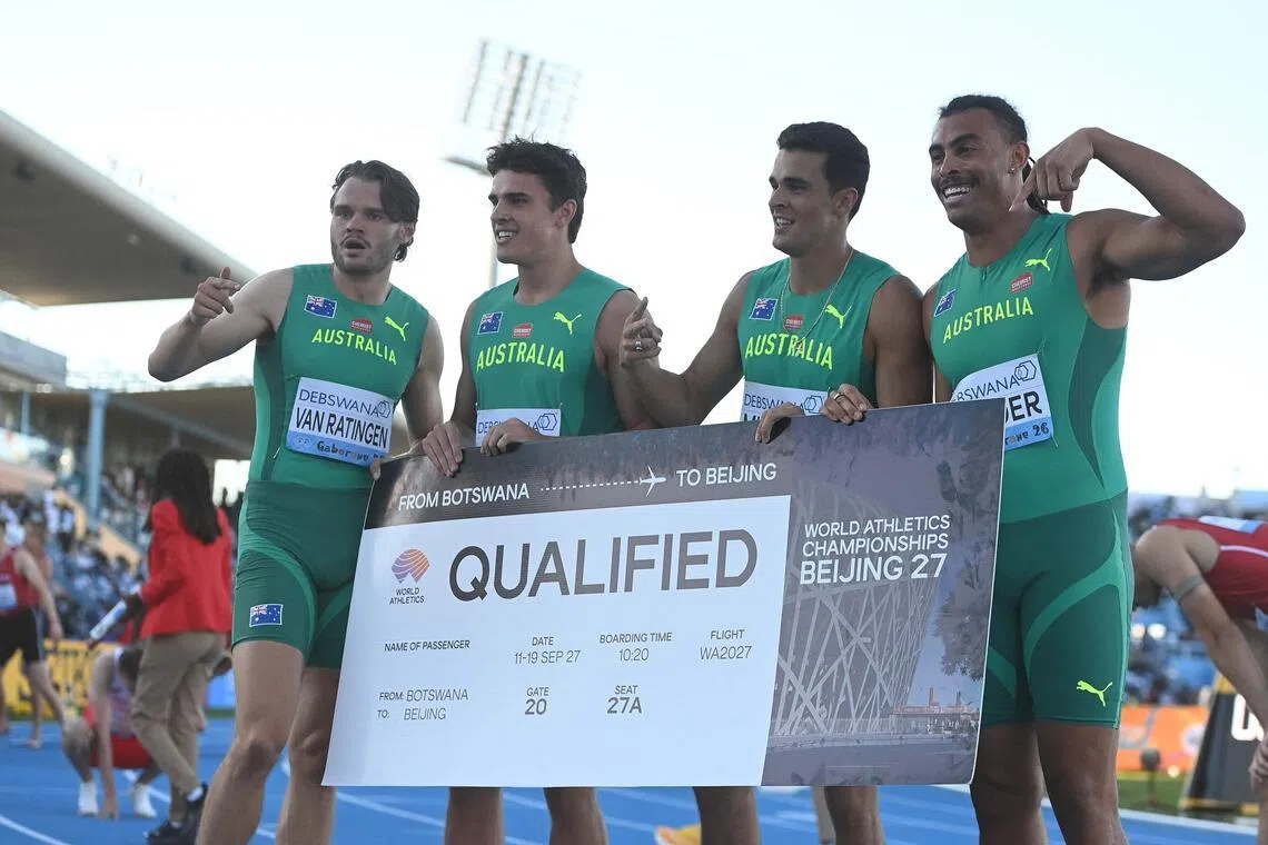 Australia smashes 42-year-old 4x400m record to claim bronze at World Athletics Relays