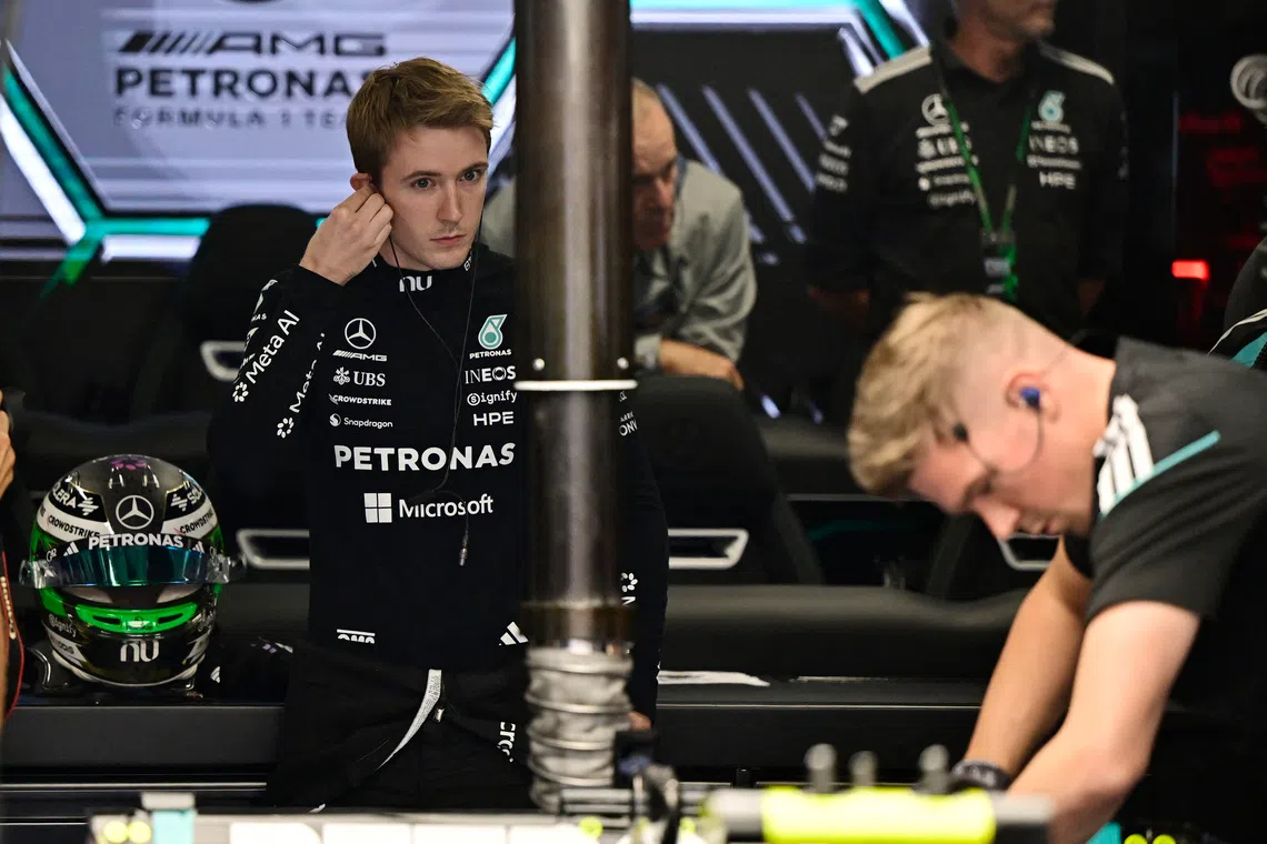 Mercedes reserve driver Fred Vesti will perform three live race car demos in Orchard Road on Aug 30.