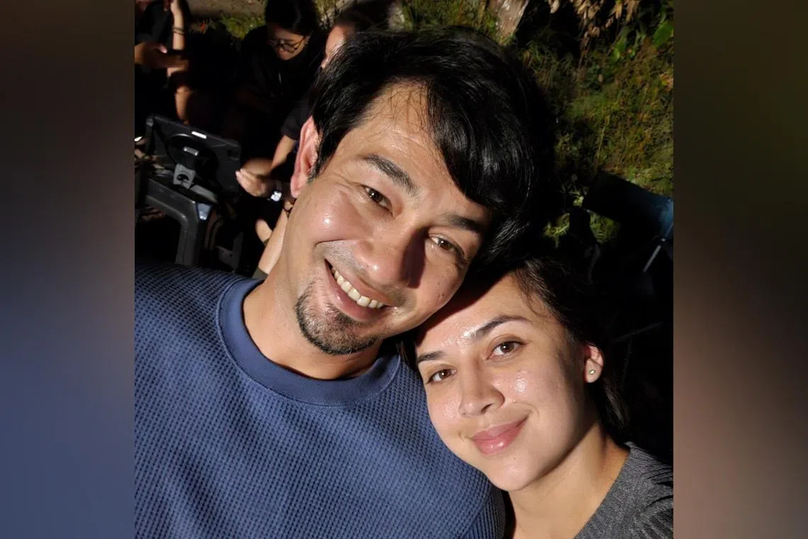 Malaysian actress Diana Danielle (right) filed for divorce from actor Farid Kamil for the second time on Nov 4.