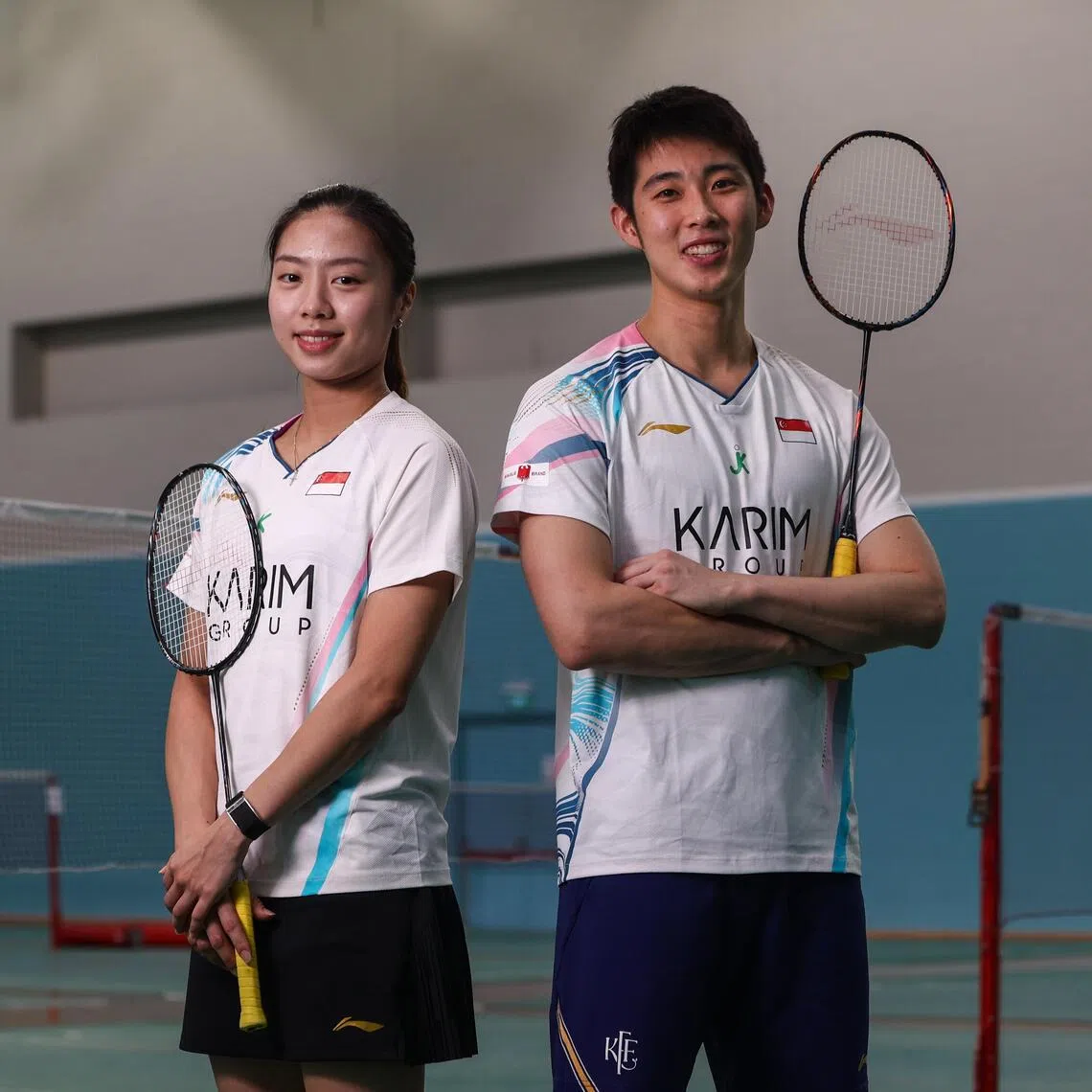 Singapore badminton players Yeo Jia Min and Loh Kean Yew are gunning for gold at the SEA Games in December in Bangkok.