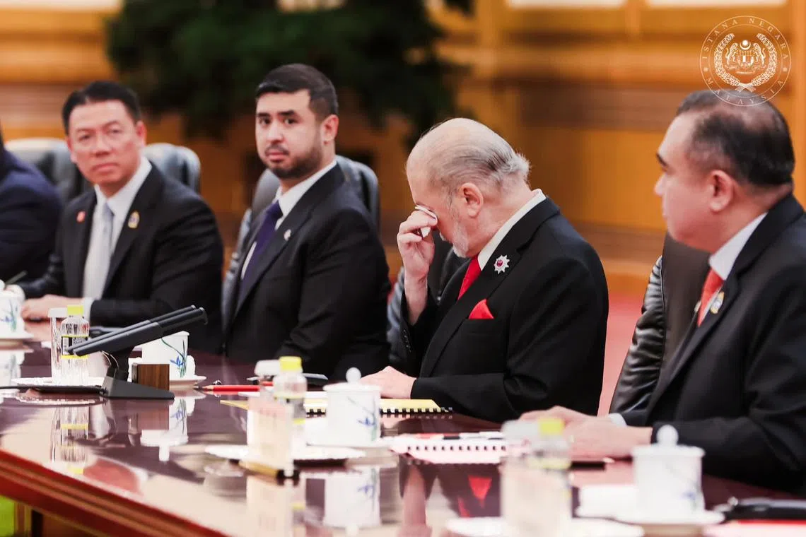 Sultan Ibrahim shed tears when he mentioned Tunku Abdul Jalil Iskandar Ibrahim to Mr Xi during their talks on Sept 20.