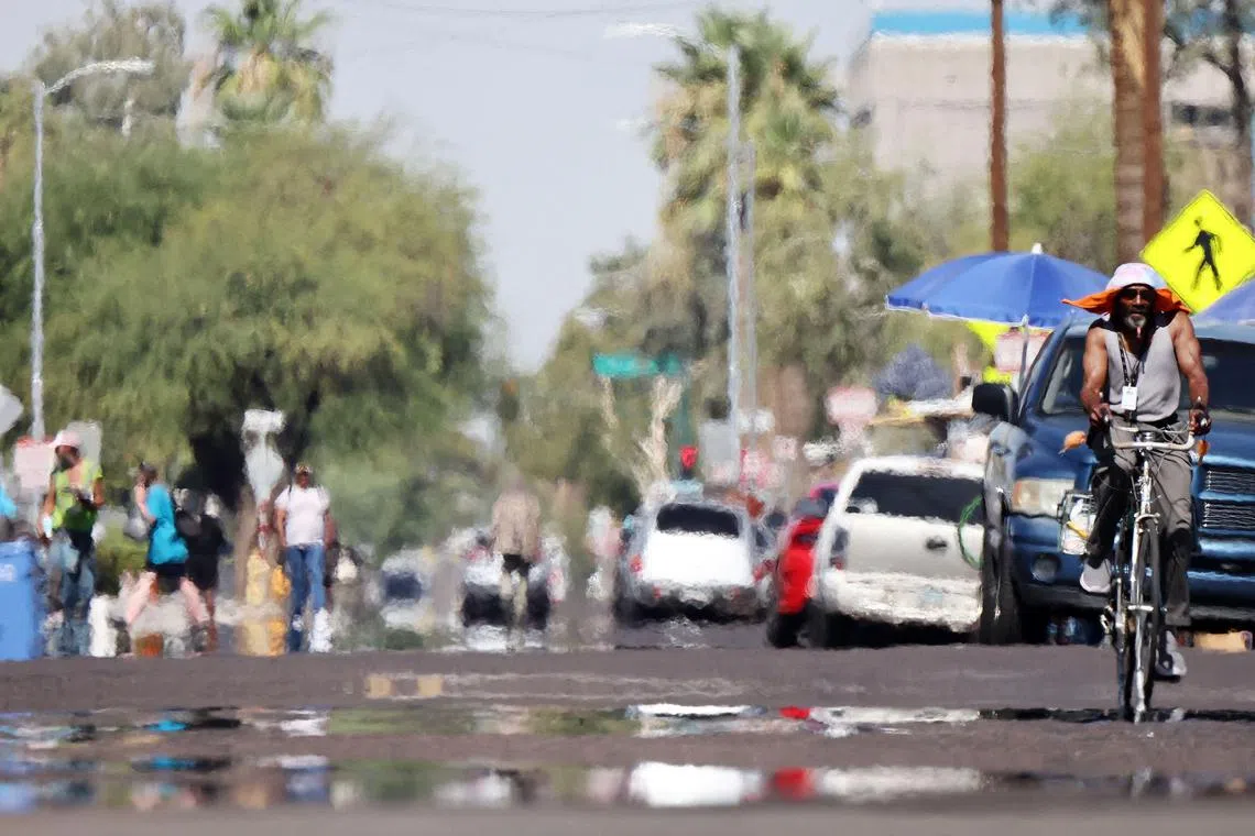 This has been Phoenix’s July in hell – an entire month of merciless heat that has ground down people’s health and patience in the city of 1.6 million.