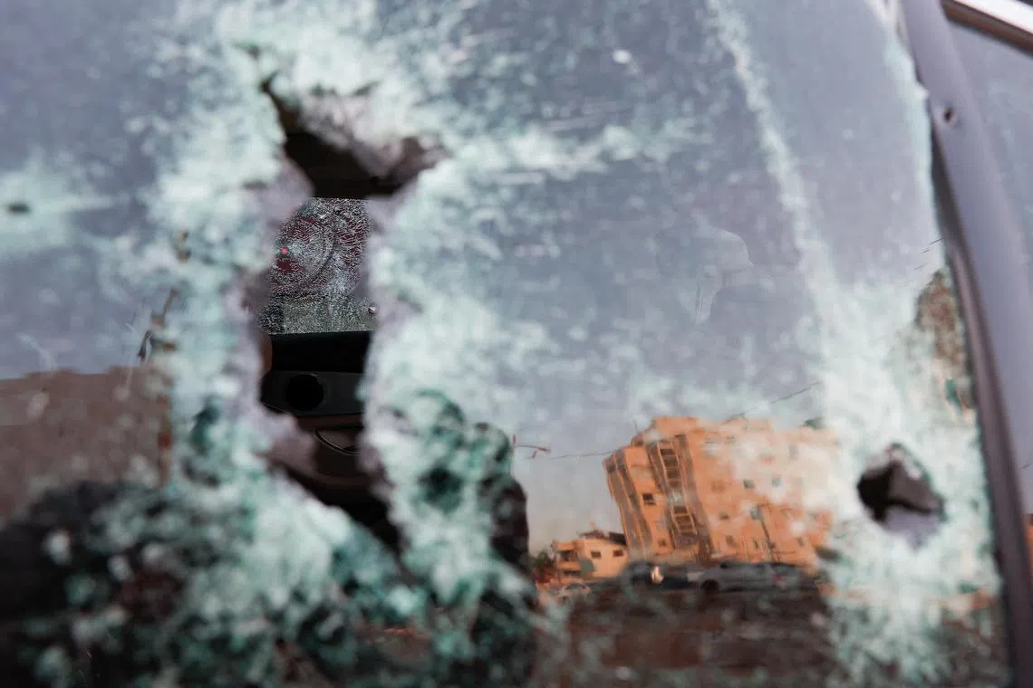 The Israeli military said that sirens sounded in several areas of central Israel after the projectile launch.