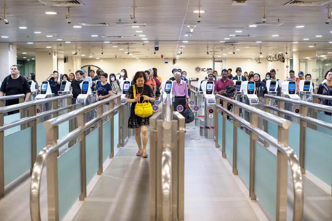 ICA advised travellers to check the traffic conditions before embarking on their journey and factor in more time for immigration clearance.
