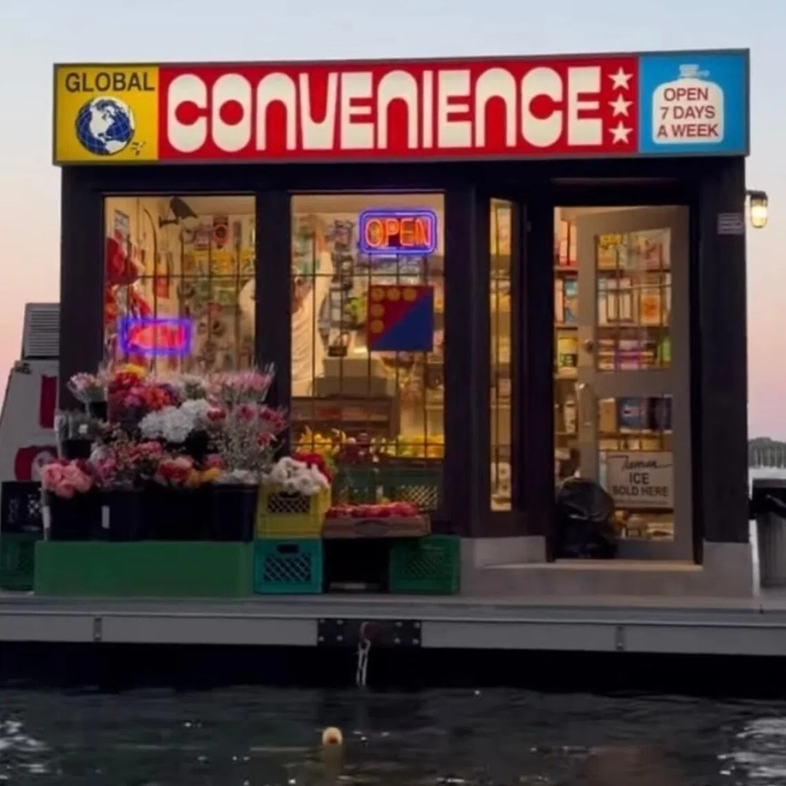 Called Global Convenience, the store is fully stocked with essentials one would usually find at a grocery store.
