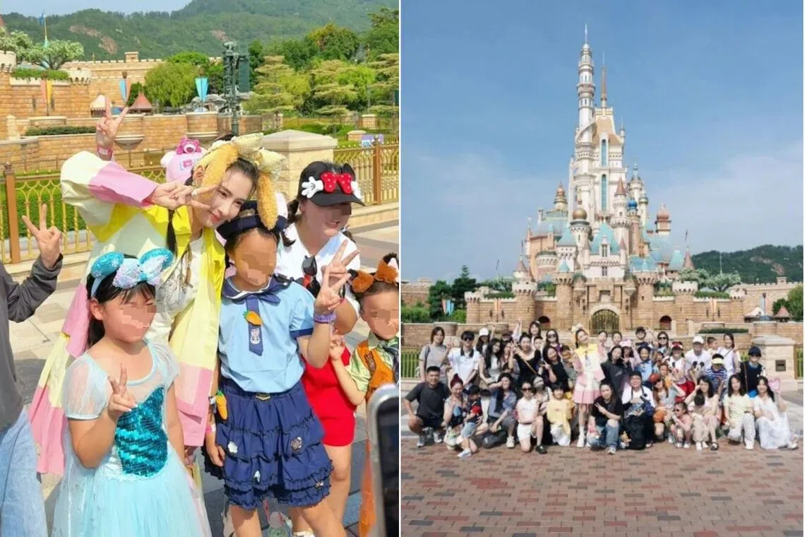 Cecilia Cheung was recently spotted joining the winners and their families at the theme park.