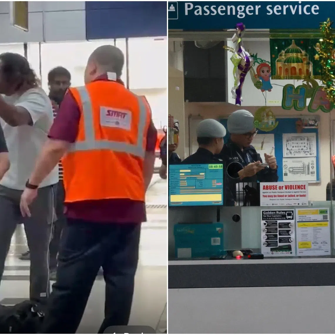 SMRT said an argument occurred between a passenger and one of its bus drivers due to a misunderstanding during the bus journey.