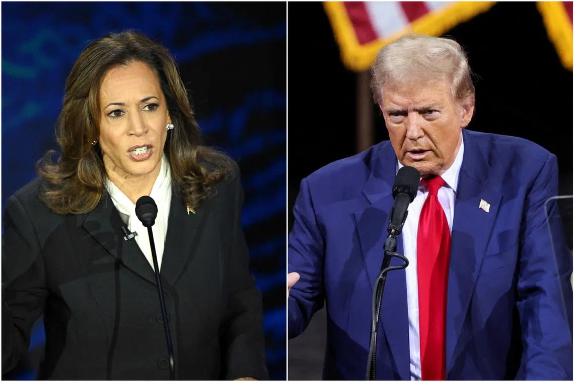 Several snap surveys that showed Ms Kamala Harris came out well on top in the clash viewed by more than 67 million Americans.
