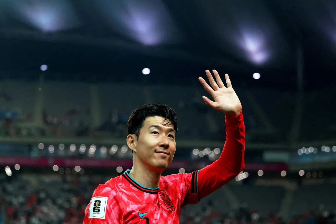 Son Heung-min failed to score or provide an assist in any of South Korea’s three matches.