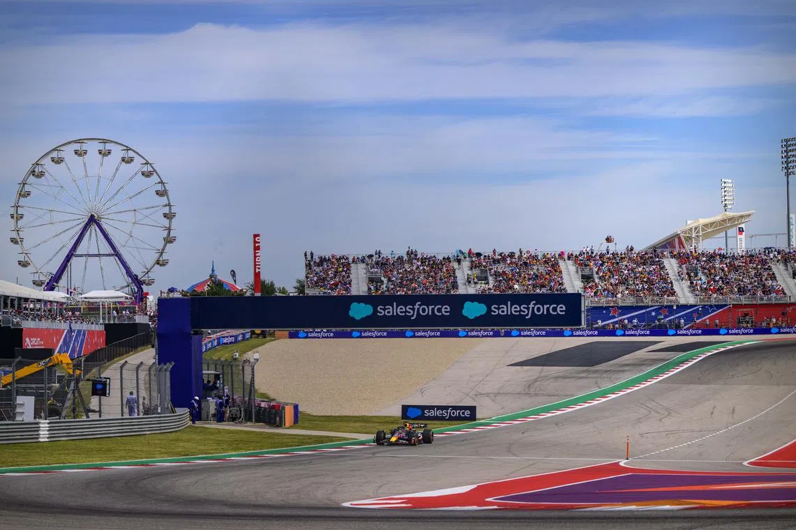 The sprint pole was Max Verstappen's third in five such races this season.