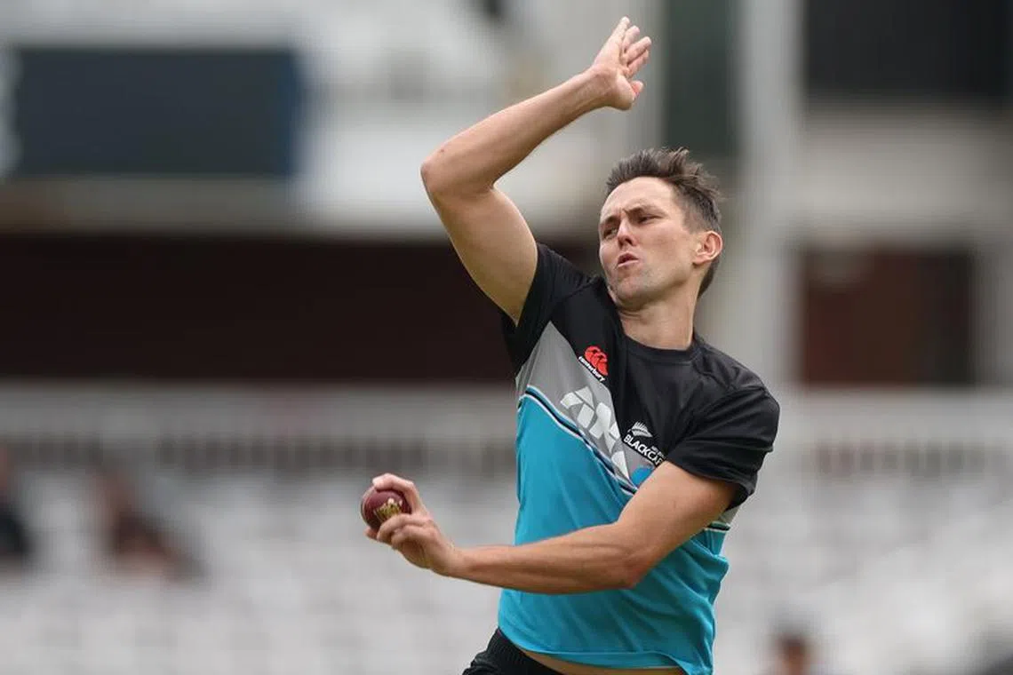 Cricket - New Zealand Nets - Lord's Cricket Ground, London, Britain - June 1, 2022 New Zealand's Trent Boult during nets Action Images via Reuters/Paul Childs/File Photo