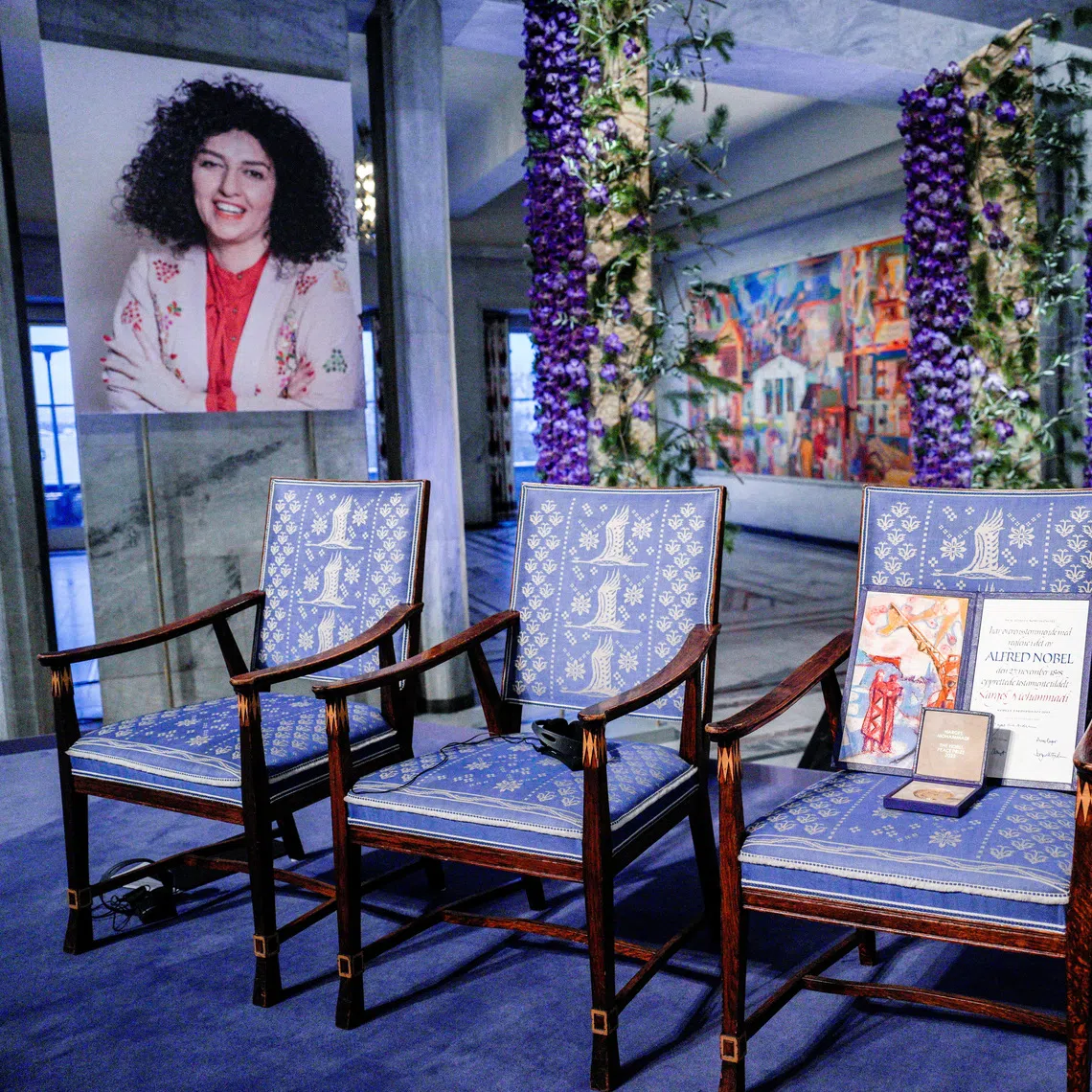 Nobel laureate Narges Mohammadi's family said she suffered blows from security forces who arrested her.