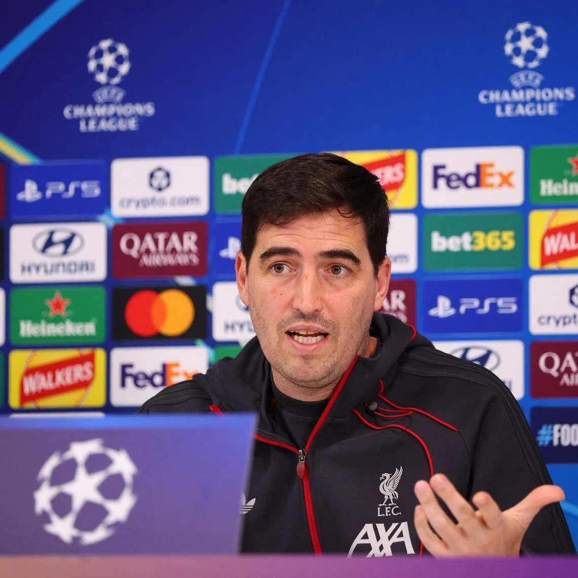 Liverpool manager Andoni Iraola says Dominik Szoboszlai’s hamstring issue is a recurring one but Jeremie Frimpong’s muscle injury is new.