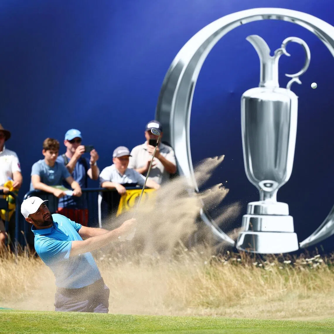 Golf - The 154th Open Championship - Royal Birkdale Golf Club, Southport, Britain - July 13, 2026
Scottie Scheffler of the U.S. during practice REUTERS/Phil Noble