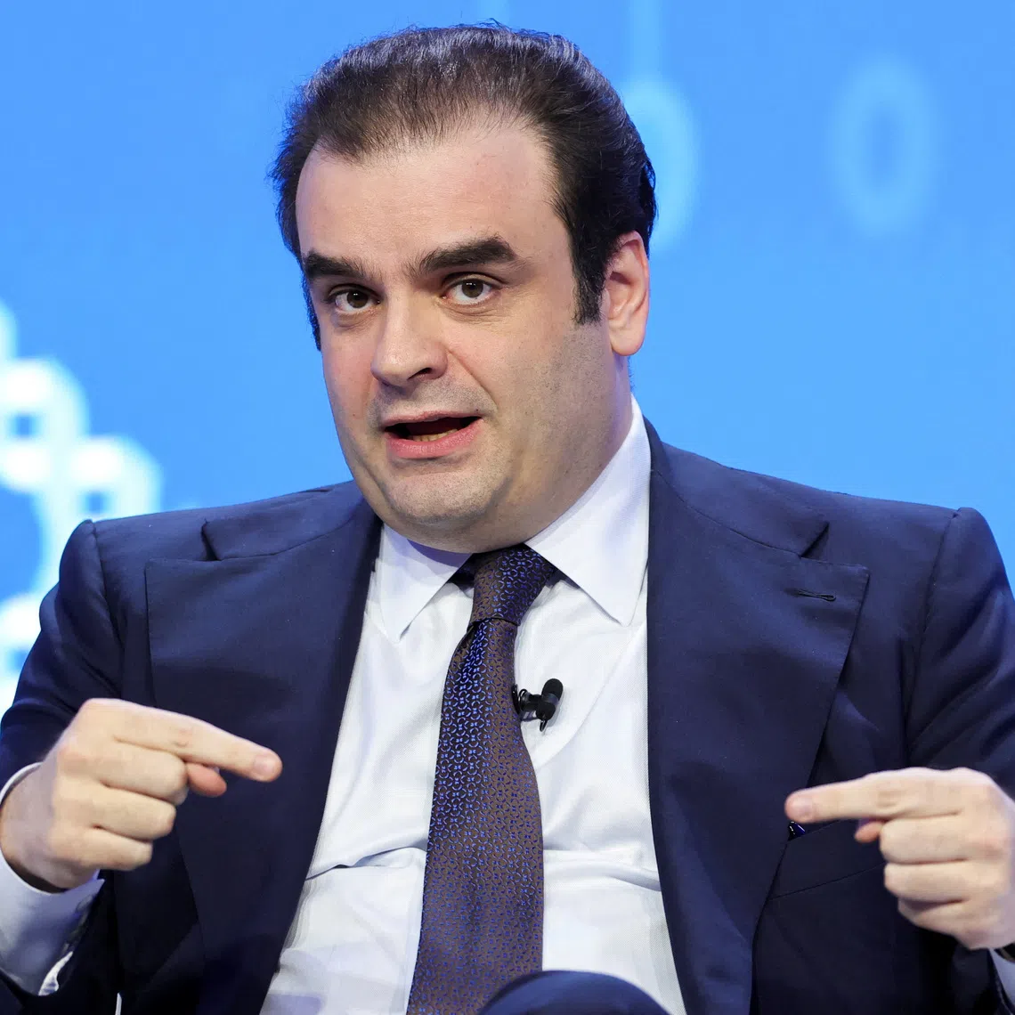 Kyriakos Pierrakakis, President of the Eurogroup, Minister of Economy and Finance, Greece, speaks during a seminar on Forging Resilient and Dynamic Economies for the Future, at the IMF/World Bank 2026 Annual Meetings at Queen Sirikit National Convention Center (QSNCC) in Bangkok, Thailand, October 15, 2026. REUTERS/Athit Perawongmetha