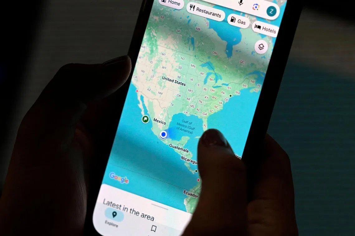 Users of Google’s and Apple’s maps outside the US will see both the “Gulf of America” and “Gulf of Mexico”.