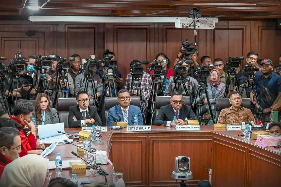 ktparliament - Five Indonesian MPs face a parliamentary ethics council hearing on Nov  5, 2025, after making controversial comments that were deemed to play a part in sparking mass protests in August and September 2025.

PHOTO: INDONESIAN PARLIAMENT