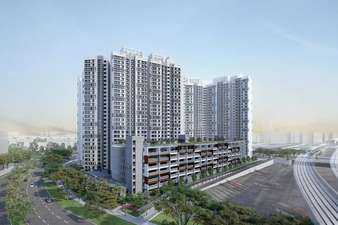 As at 5pm on Dec 11, about four first-time applicants were vying for each of the 260 five-room flats at Urban Rise @ Woodlands.