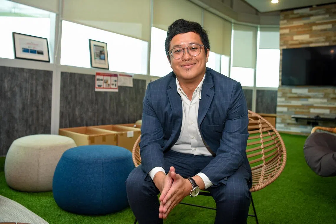 ST20230615_202302165062 /Eugene Tan/Prisca/
Mr Lim Tsu Ern, 33, first joined Omnicom Public Relations Group as an intern and has stayed with the company for nine years.