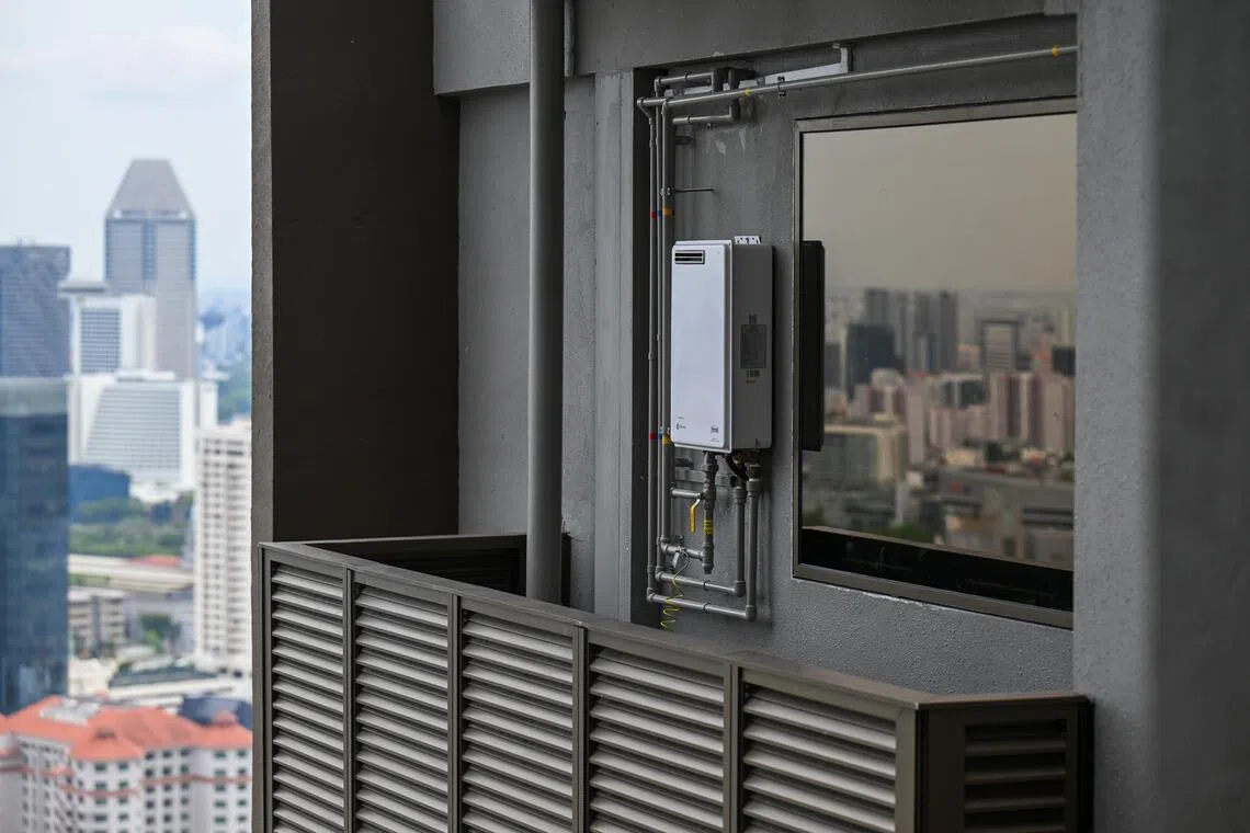 Jump in condos in Singapore adopting gas water heaters