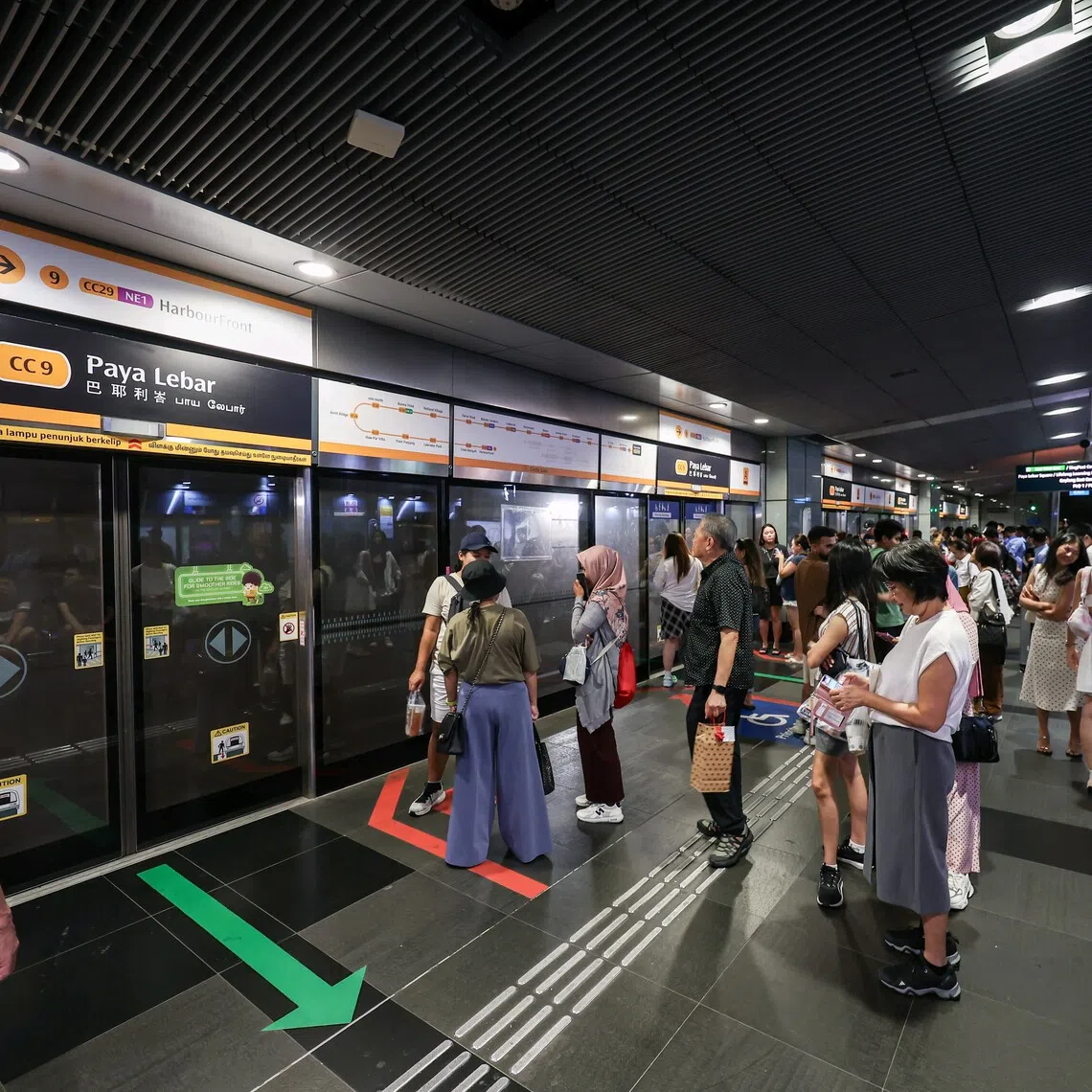 Over the three months, shuttle trains will run on a single platform at 10-minute intervals connecting Mountbatten, Dakota and Paya Lebar stations.