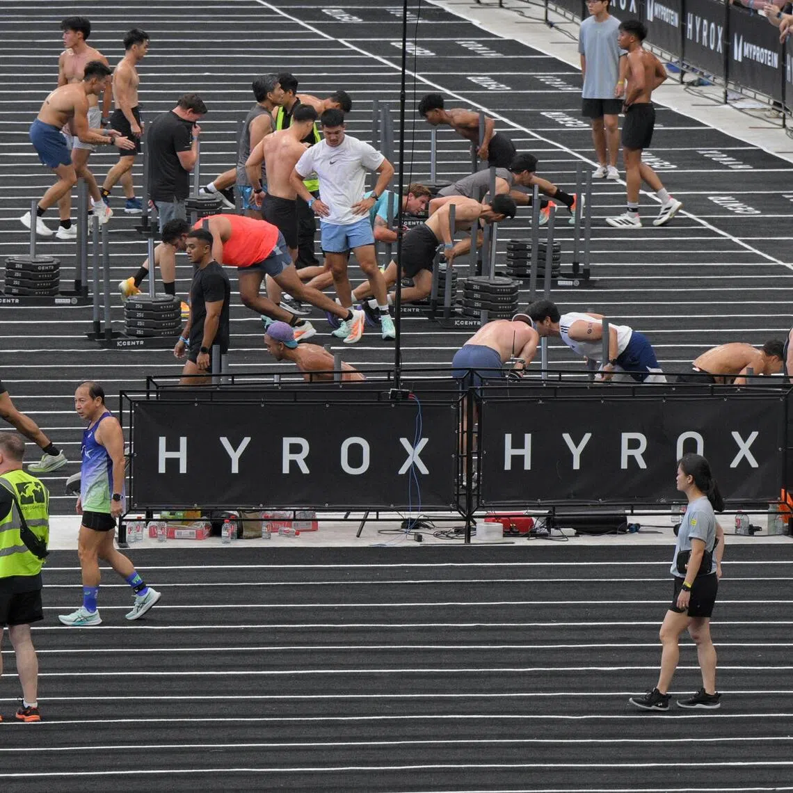 Hyrox adopts a standard fixed eight-event format which combines running and functional workouts across four different racing categories.