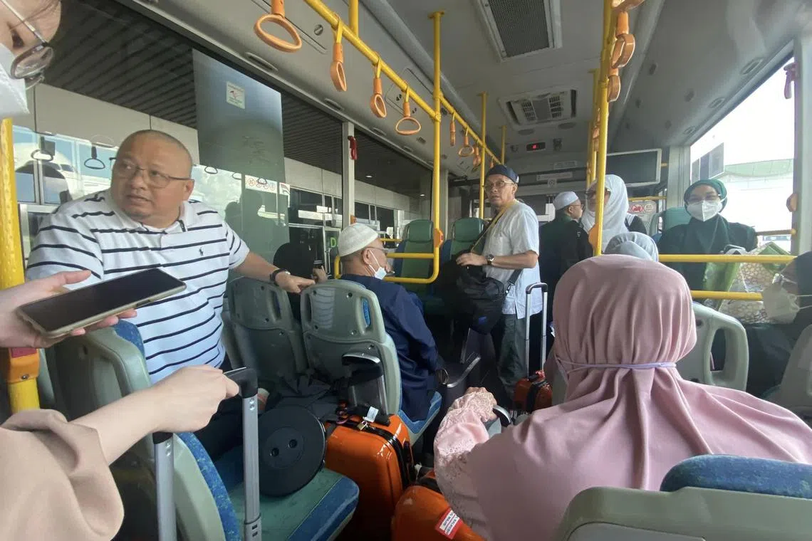 Johor state assembly Speaker Mohd Puad Zarkashi said passengers must stand in overcrowded buses with heavy luggage.