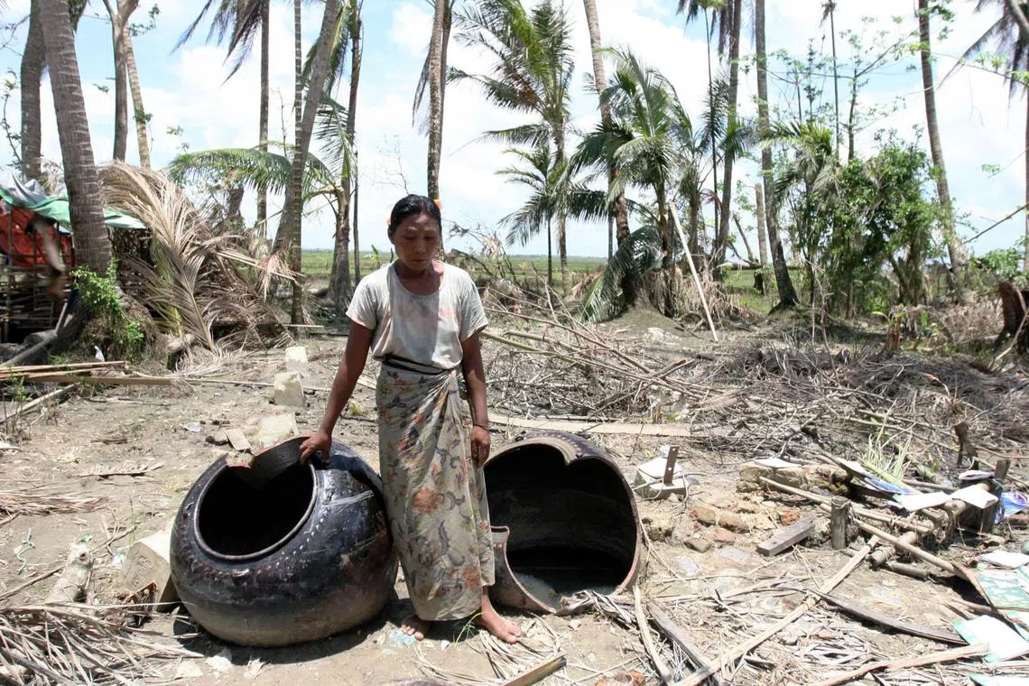 Cyclones regularly menace the coast of the northern Indian Ocean.  In May 2008, Nargis left at least 138,000 dead or missing in Myanmar.