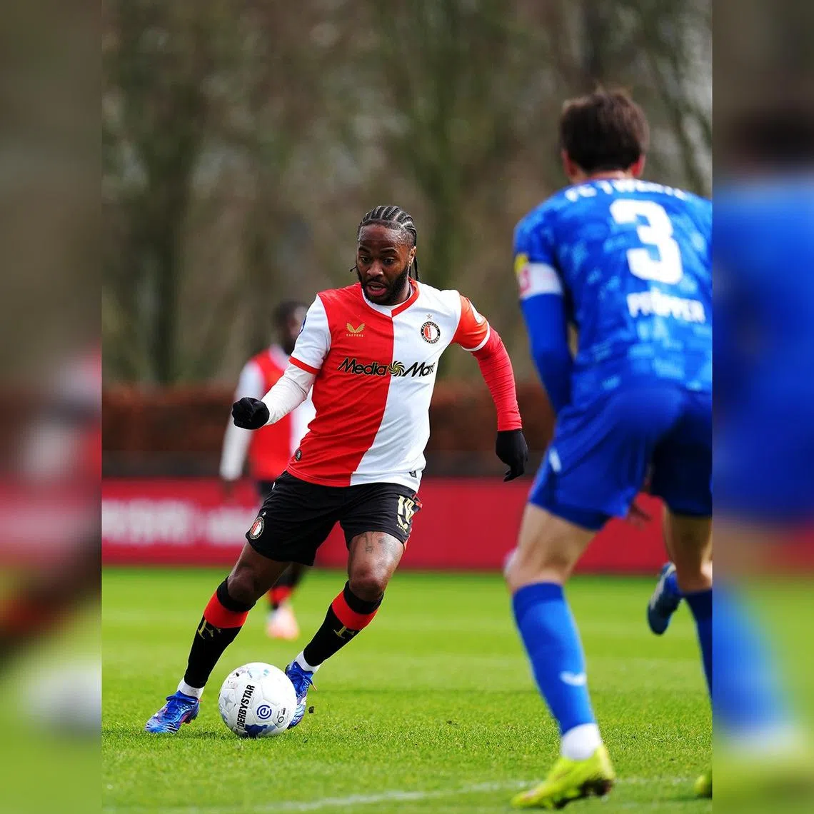 Former England winger Raheem Sterling, who most recently played for Feyenoord in the Dutch Eredivisie, is suspected of crashing his Lamborghini into a UK motorway barrier on May 28.