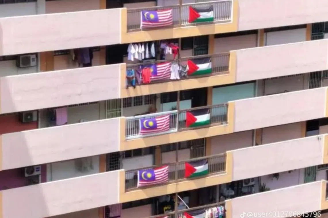 Some commenters on social media pointed out how the act of raising a foreign flag is technically illegal.