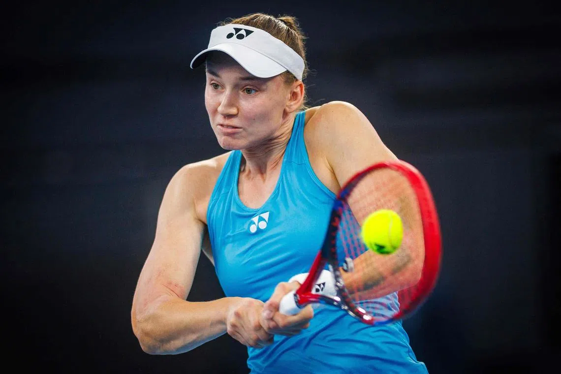 Elena Rybakina clinched a 6-1, 6-7 (1/7), 6-1 victory over Liudmila Samsonova.