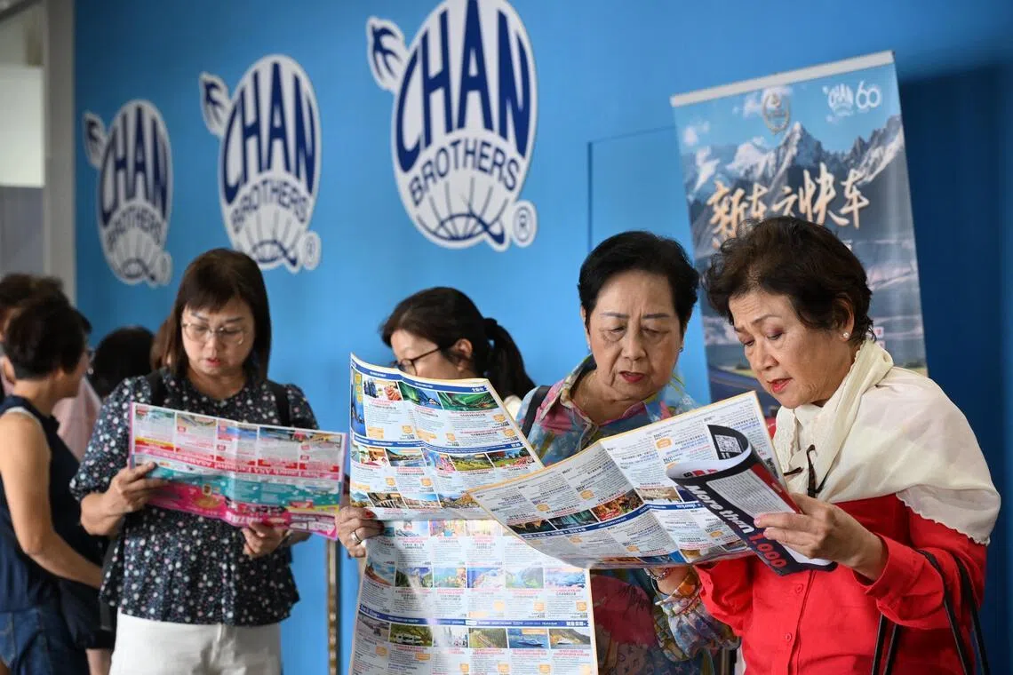 在今年的纳塔斯旅游展上，中国和日本仍然是新加坡游客的热门目的地。