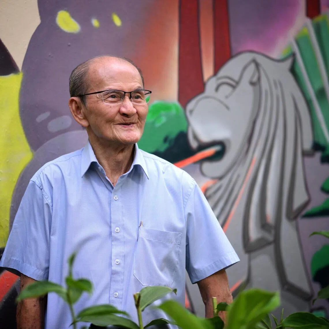 Mr Yang Sin Pu, a 'first generation' citizen photographed for a paid partnership article with NHB for Founders' Memorial, photographed on March 12, 2026.