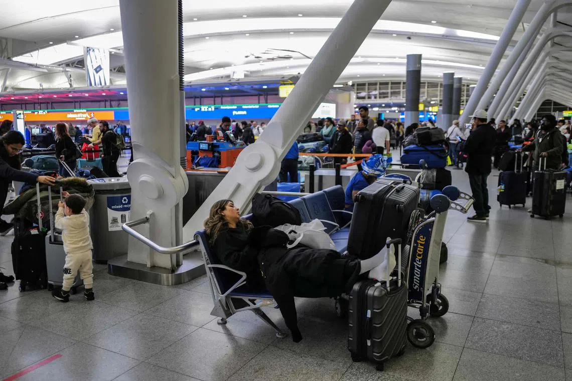 Travel could be nearly impossible in places over the weekend, threatening chaos for travelers returning from winter breaks.