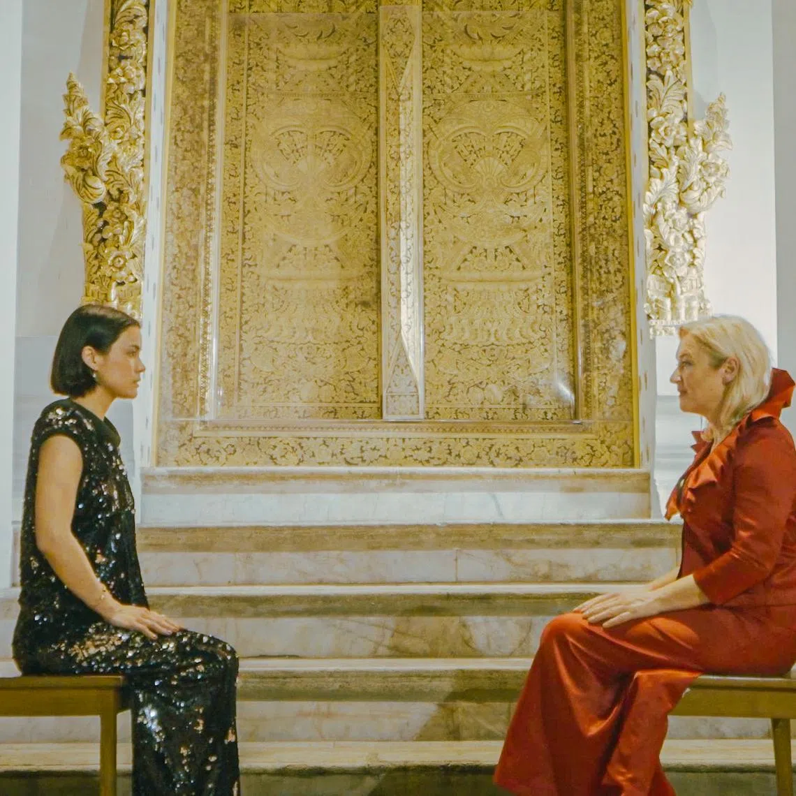 Video still from The Spirits Of Maritime Crossing II (2024), directed by Thai artist and curator Apinan Poshyananda at the Venice Biennale 2026. 