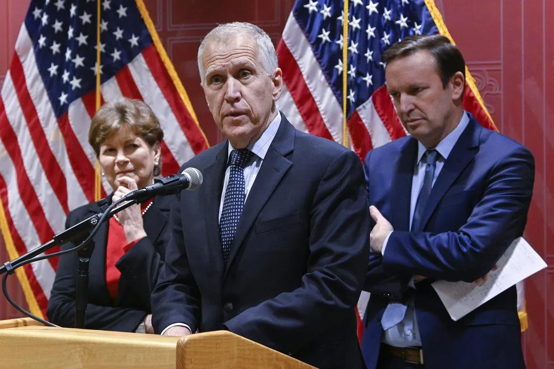 Legislators from PM Victor Orban’s governing Fidesz party and government ministers all declined to meet with the visiting US senators.