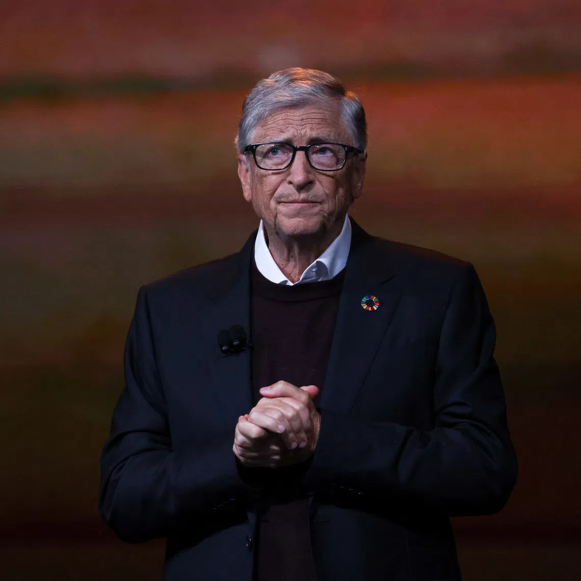 Bill Gates makes opening remarks during the annual Gates Foundation's Goalkeepers Summit in Manhattan, New York City, U.S., September 22, 2025. REUTERS/Caitlin Ochs