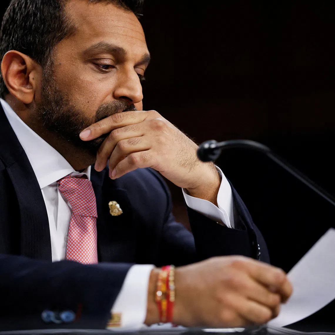 FILE PHOTO: FBI Director Kash Patel testifies before a Senate Judiciary Committee hearing on oversight of the Federal Bureau of Investigation, on Capitol Hill in Washington, D.C., U.S., September 15, 2026. REUTERS/Evan Vucci/File Photo