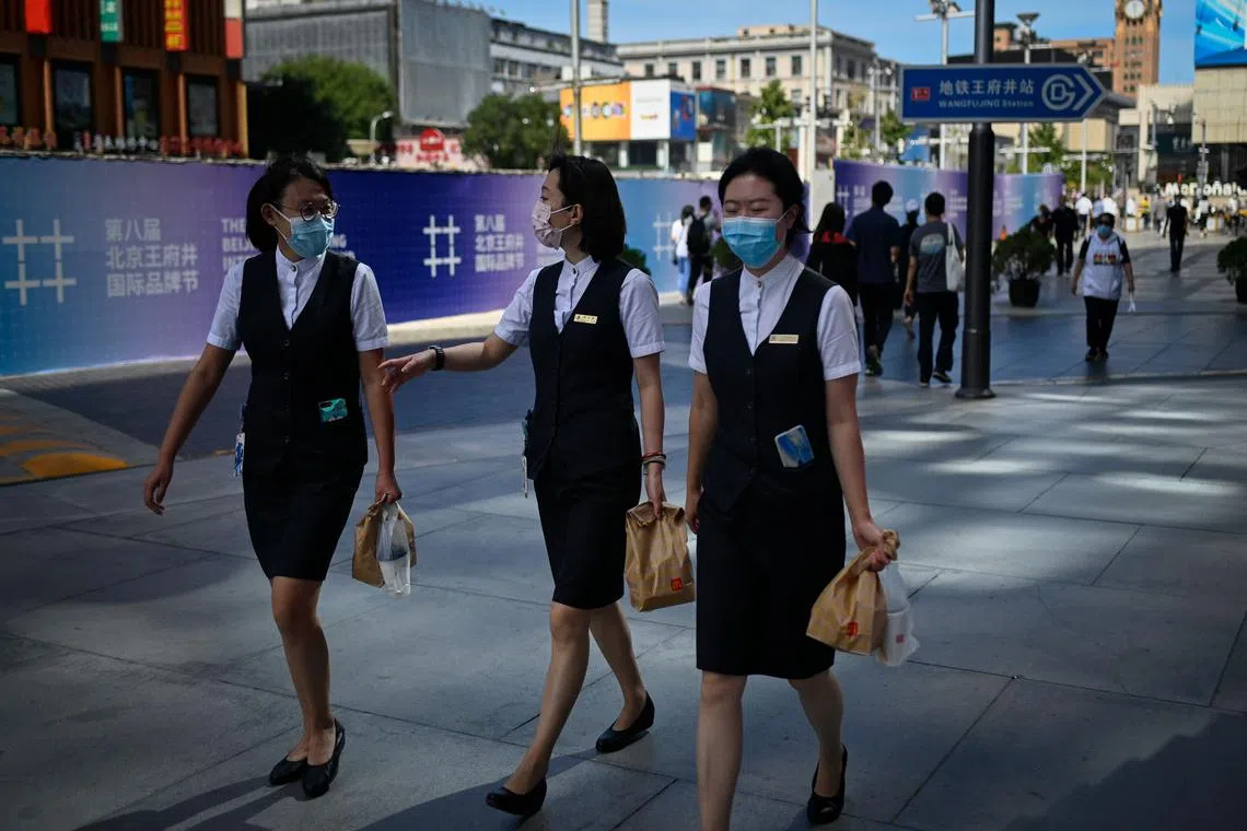 As China grapples with record-low birth rates, women are coming under pressure to revert to traditional caregiver roles.