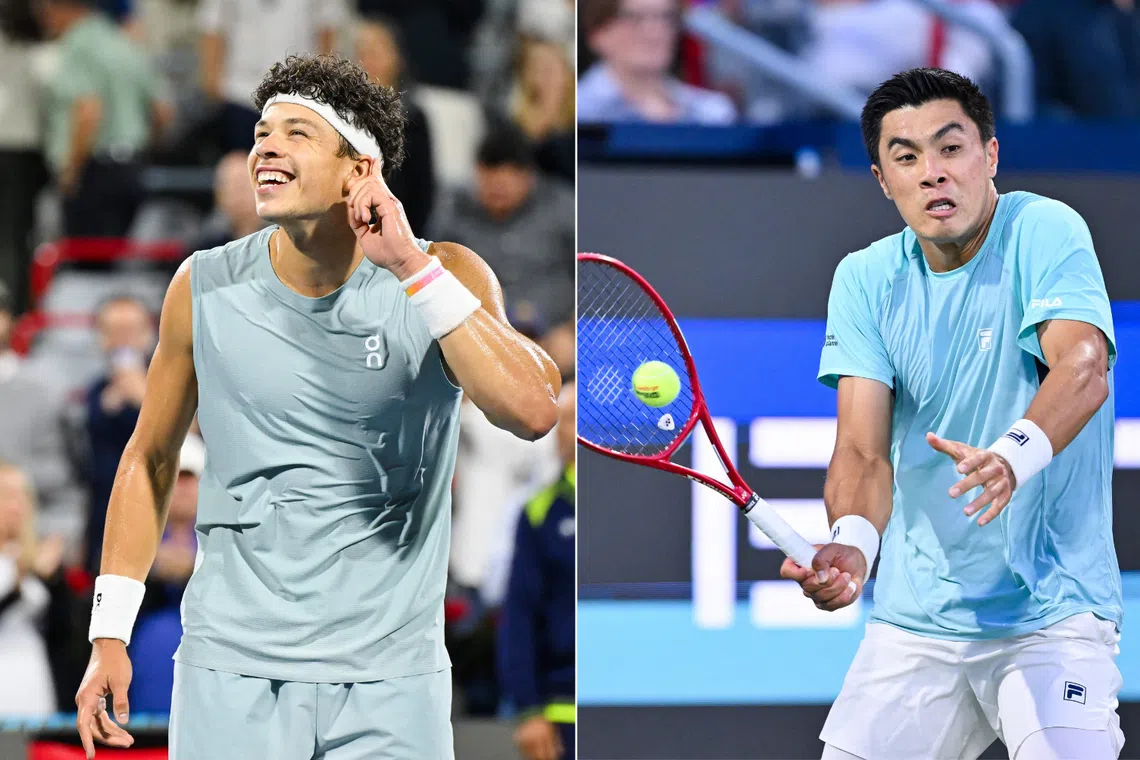 Ben Shelton (left) will meet Brandon Nakashima (right) in the ATP Masters final. The last US pair to battle for a Masters trophy were Mardy Fish and Andy Roddick in 2003.