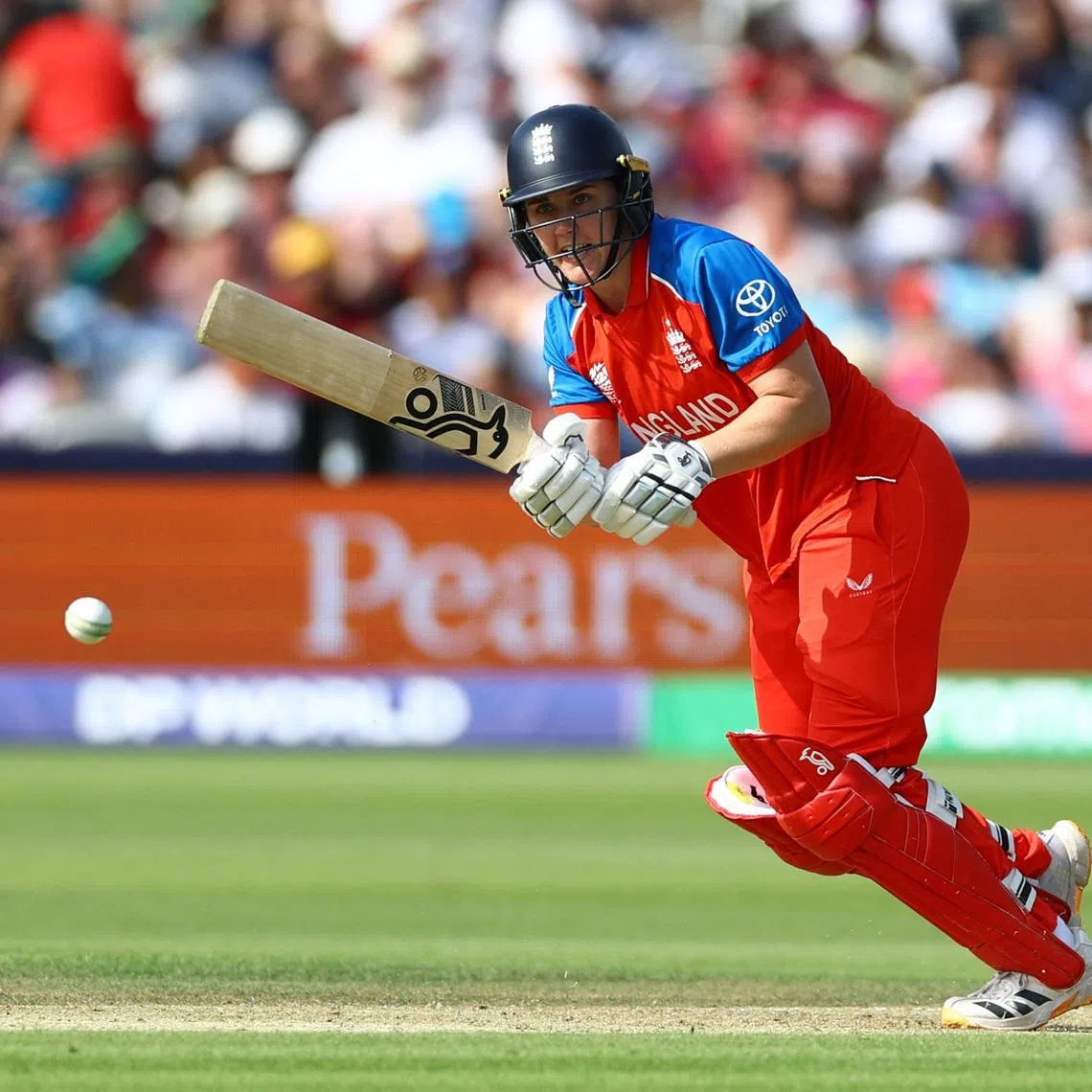 Cricket - ICC Women's T20 World Cup 2026 - Final - England v Australia - Lord's Cricket Ground, London, Britain - July 5, 2026 England's Nat Sciver-Brunt in action Action Images via Reuters/Peter Cziborra