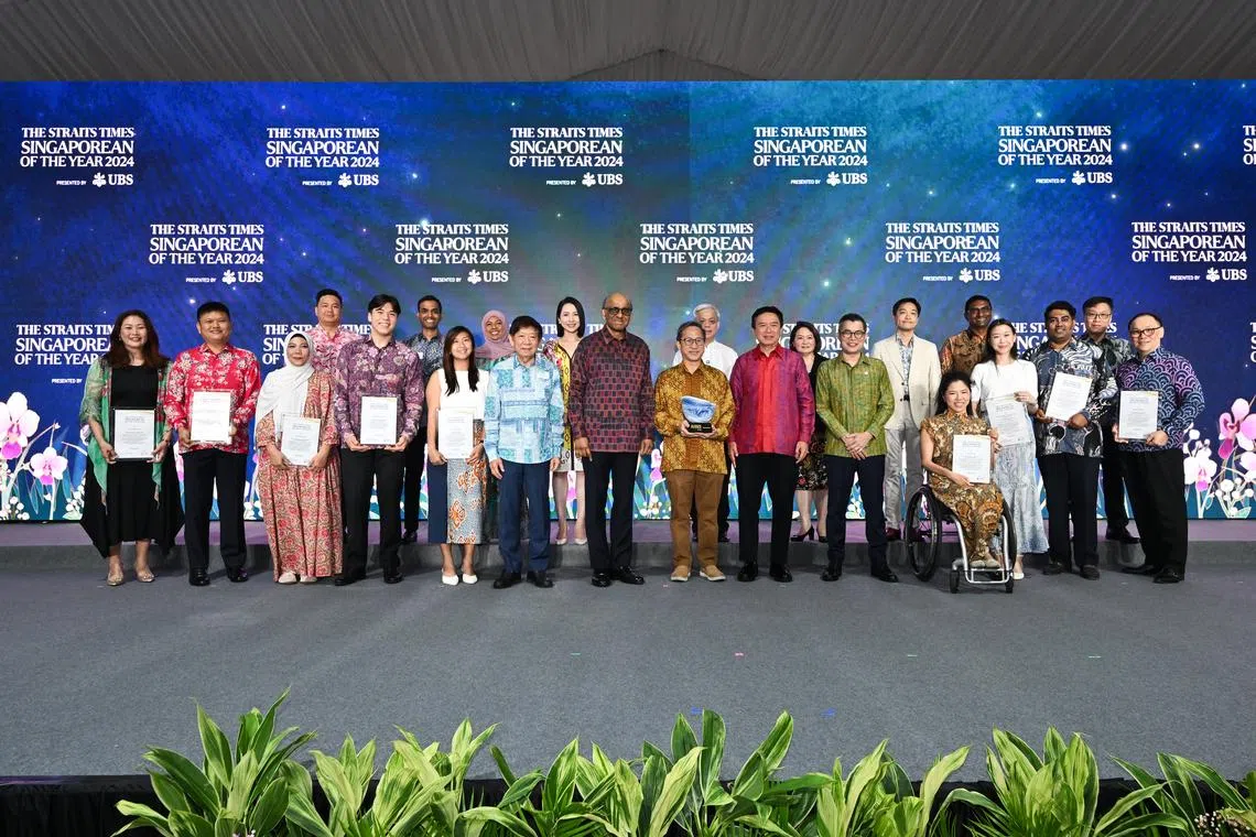 What is the Singaporean of the Year Award?